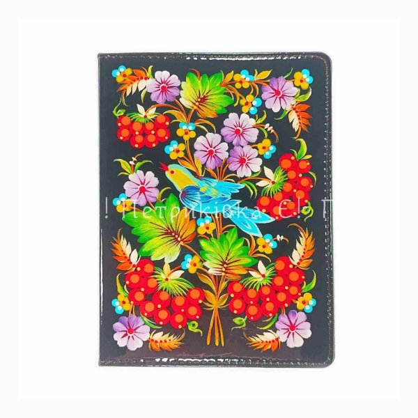 Блокнот для записів "Пташка з калиною" (18х13) клітинка