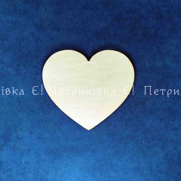 Заготовка "Серденько" (9х8 см) з магнітом