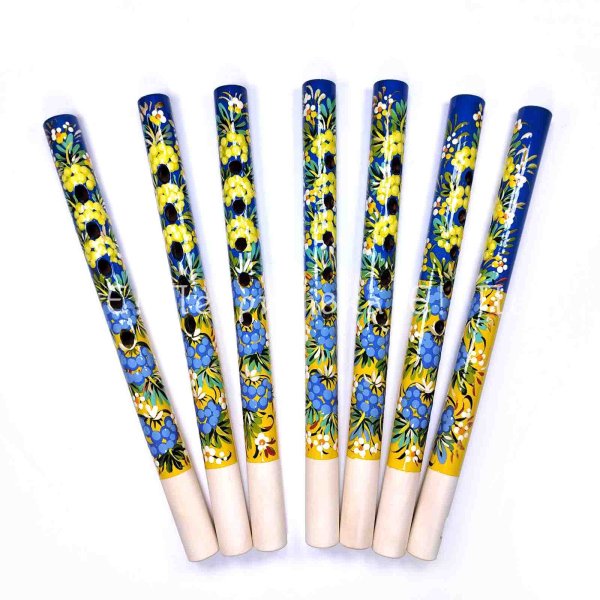 Дудочка средняя 25 см "Петриотическая"