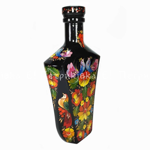 Бутылка 0,5 л "Птички на цветах"