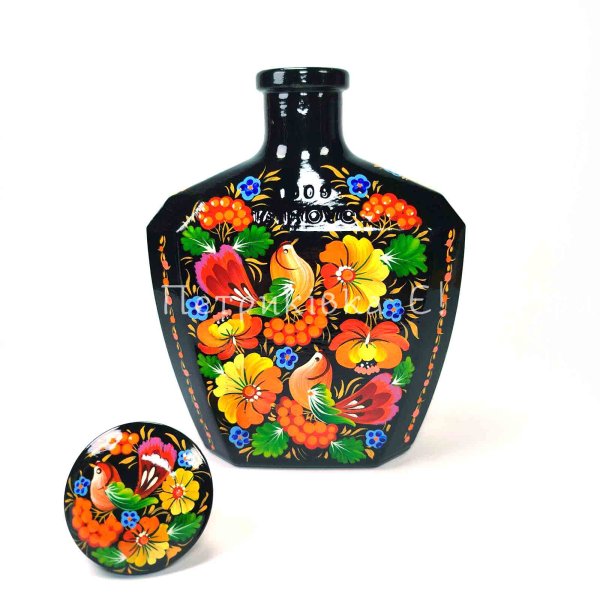 Пляшка 0,5 л "Яскрава з птахами"