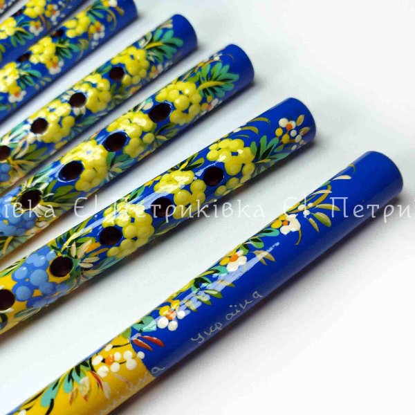 Дудочка средняя 25 см "Петриотическая"